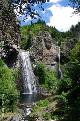 The Ray Pic cascade in Ardeche in France, Europe