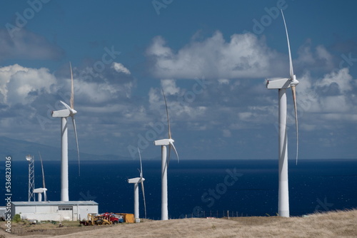 Hawi wind farm near Upolu airport photo