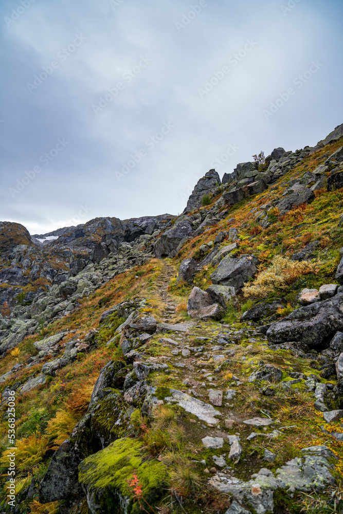 Rocky Path in Norway
