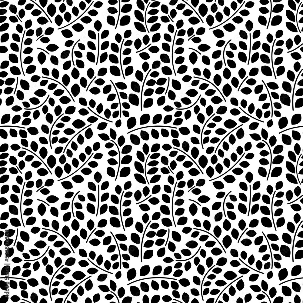monochrome branches, seamless background monochrome branches, seamless background