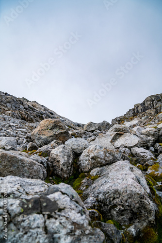 Rocky gully in Norway