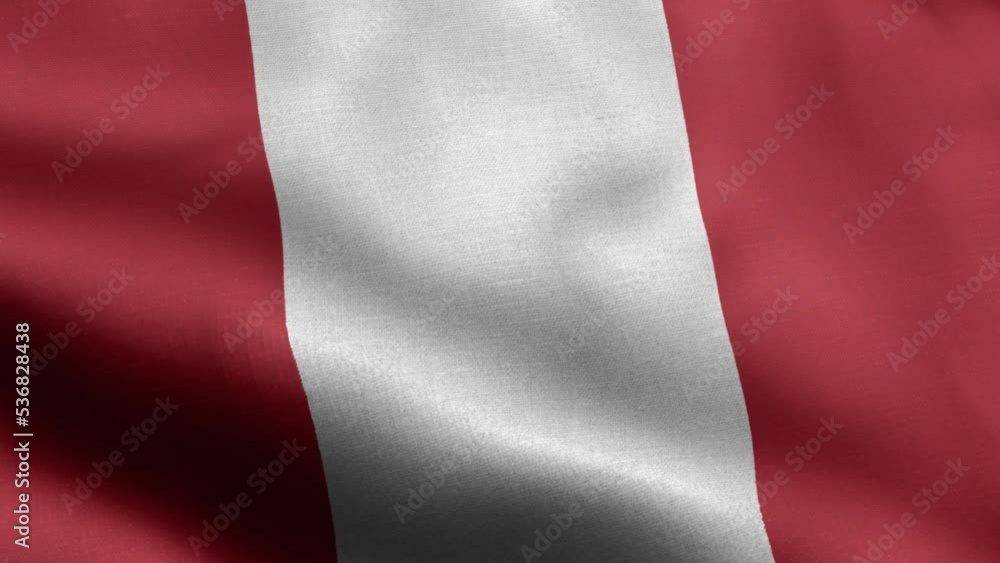 Flag Of Peru - Peru Flag High Detail - National flag Peru wave Pattern loopable Elements - Fabric texture and endless loop - Seamless loop - Highly Detailed Flag - The flag of fluttering in the wind Flag Of Peru - Peru Flag High Detail - National flag Peru wave Pattern loopable Elements - Fabric texture and endless loop - Seamless loop - Highly Detailed Flag - The flag of fluttering in the wind