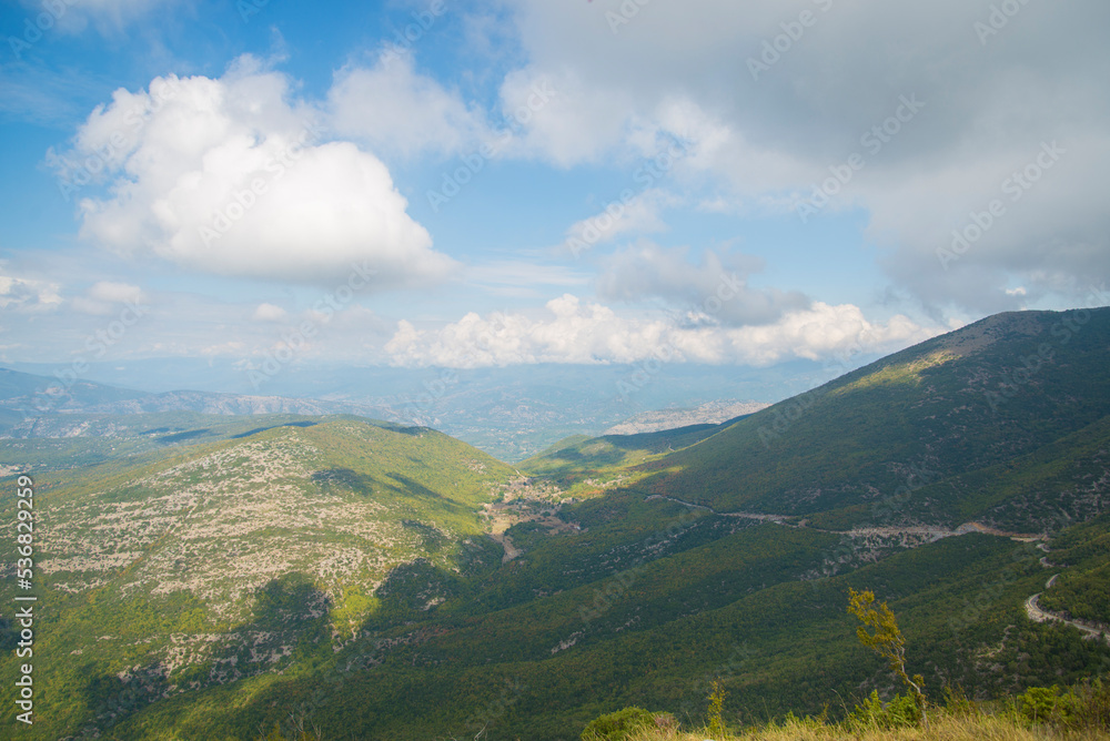 Obraz premium View over mountains