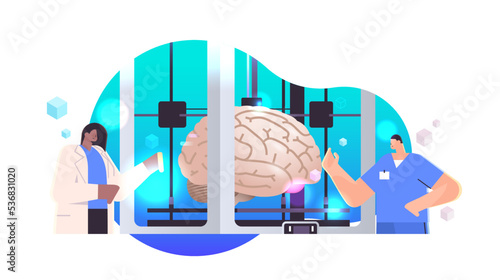 researchers prints brain model on 3d bio printer medical printing of human transplantation organ biological engineering bioprinting