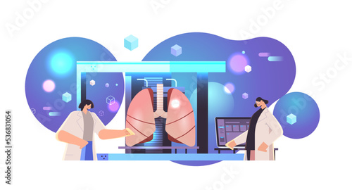 researchers prints lungs model on 3d bio printer medical printing of human transplantation organ biological engineering bioprinting