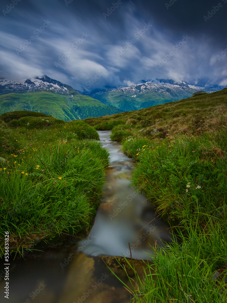 Swiss Alps in autumn