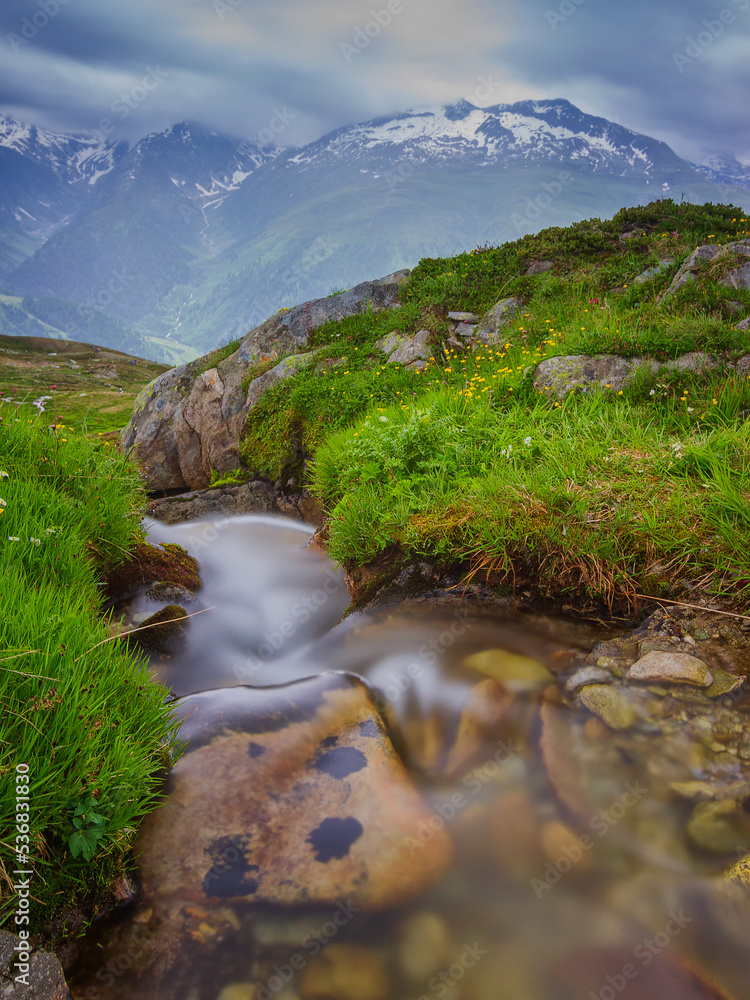 Swiss Alps in autumn