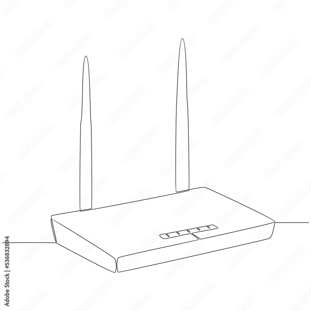 Router Continuous Line Drawing