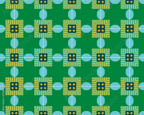 Wallpaper Mural Oriental ethnic geometric seamless Tile pattern made with various traditional elements style design Torontodigital.ca