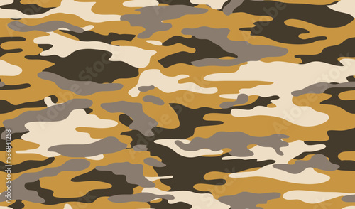 Full seamless camouflage texture skin pattern vector for military textile. Usable for Jacket Pants Shirt and Shorts. Army camo design for fabric print.