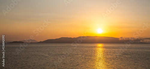 sunset at the lake Sevan © Sergey