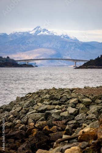 Skye Bridge over Loch Alsh, Scotland, connencting the Isle of Skye, Scotland, UK photo