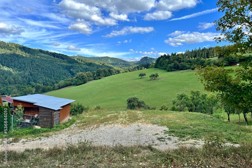 landscape in the Strazovske Vrchy mountains