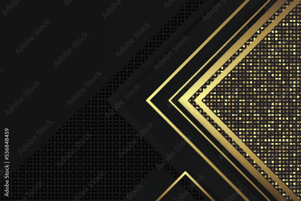 realistic luxury background with golden lines vector design realistic luxury background with golden lines vector design