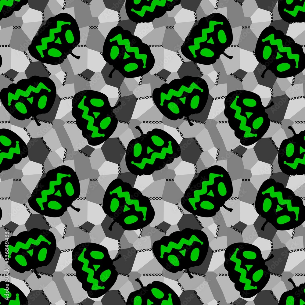 Halloween seamless pumpkins pattern for fabrics and wrapping paper and clothes print Halloween seamless pumpkins pattern for fabrics and wrapping paper and clothes print