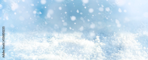 Abstract blue winter backgr...