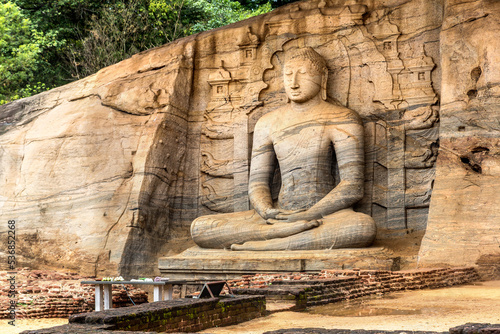 Gal Vihara in Polonnaruwa photo