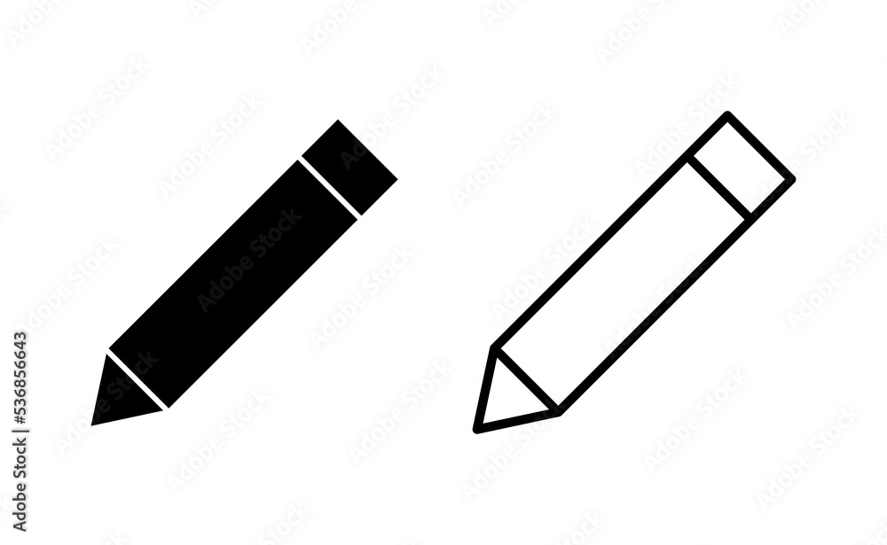 Pencil icon vector for web and mobile app. pen sign and symbol. edit icon vector Pencil icon vector for web and mobile app. pen sign and symbol. edit icon vector
