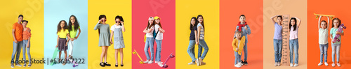 Collage of carefree sisters...