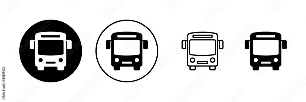 Bus icon vector. bus sign and symbol Bus icon vector. bus sign and symbol
