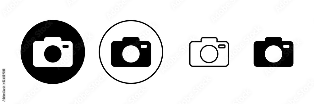 Camera icon vector. photo camera sign and symbol. photography icon. Camera icon vector. photo camera sign and symbol. photography icon.