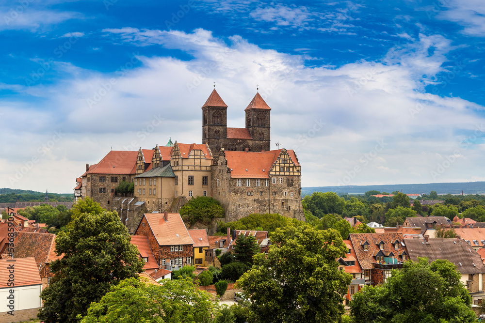 The Castle Hill in Quedlinburg, Germany