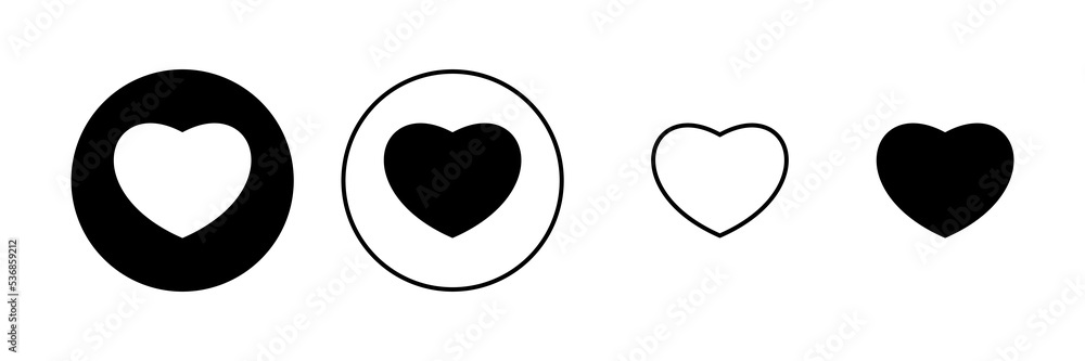 Love icon vector. Heart sign and symbol. Like icon vector. Love icon vector. Heart sign and symbol. Like icon vector.
