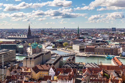 Aerial view of Copenhagen © Sergii Figurnyi