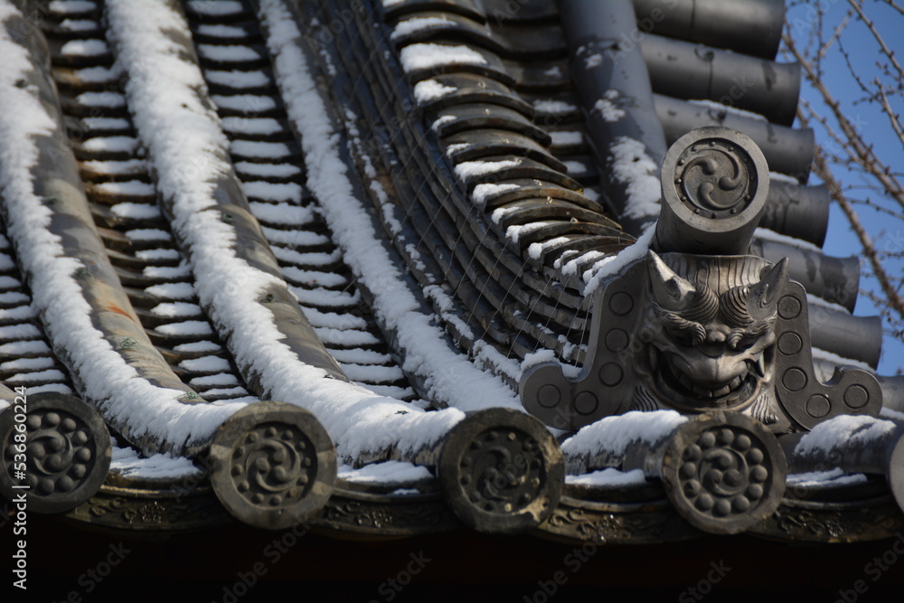 Fototapeta premium 積雪