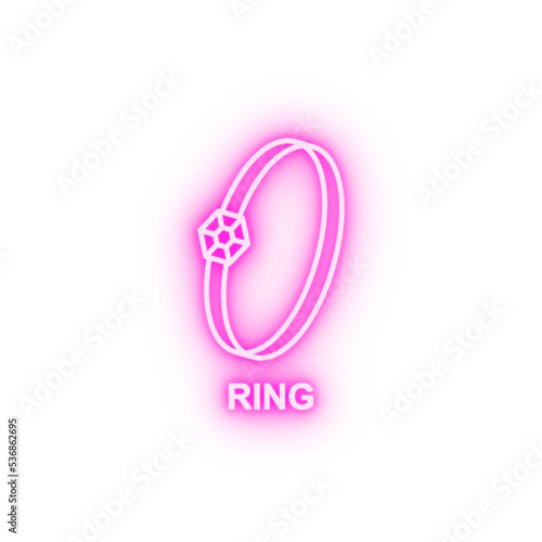 ring neon icon