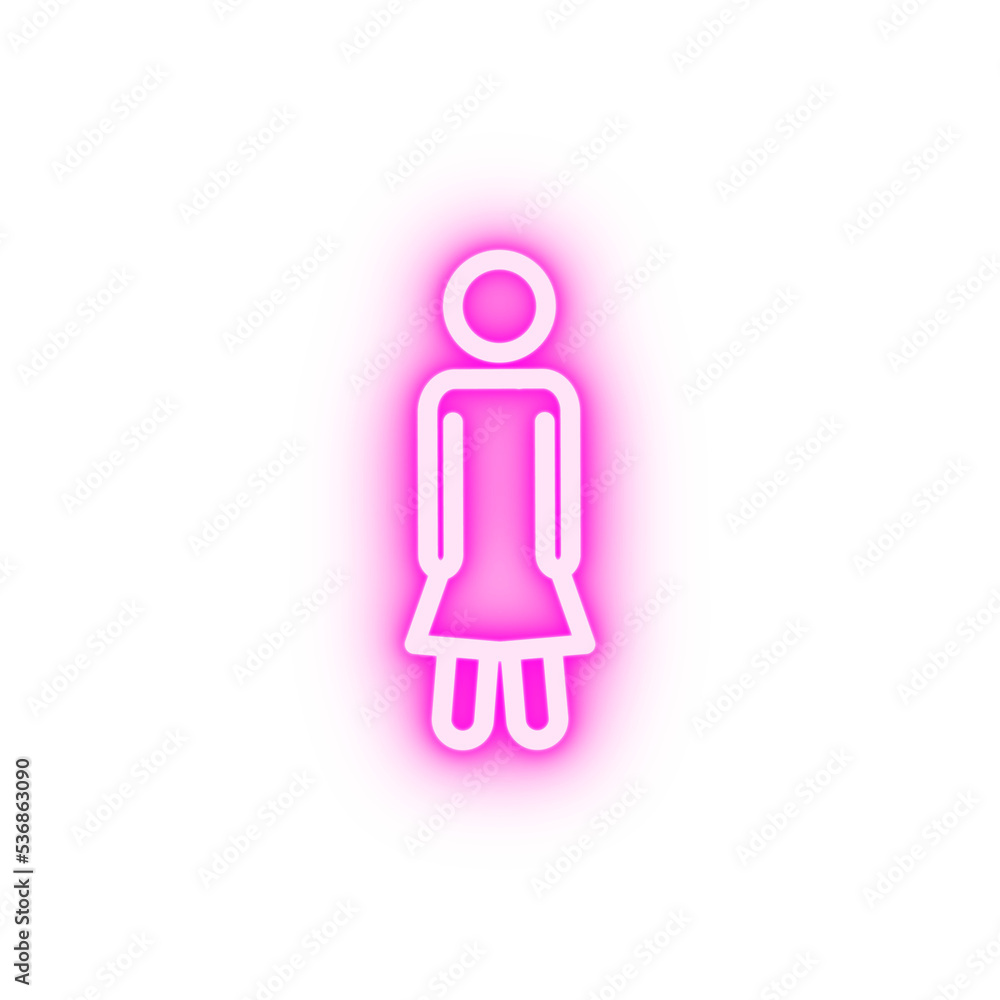 female neon icon female neon icon