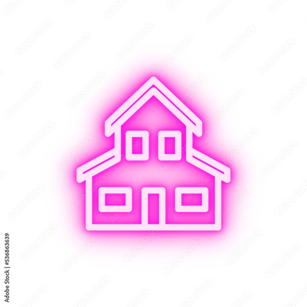 House neon icon