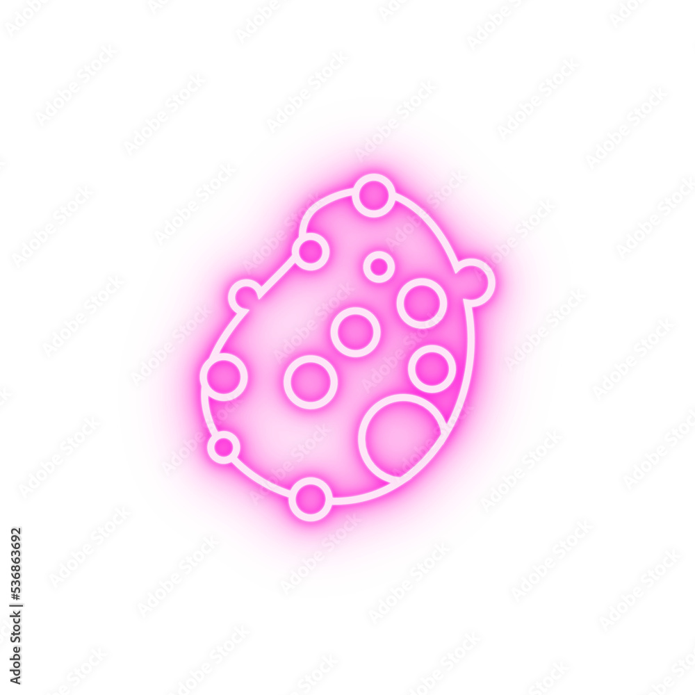 virus neon icon