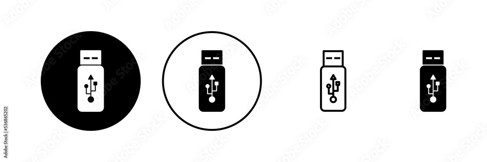 Usb icon vector. Flash disk sign and symbol. flash drive sign. Usb icon vector. Flash disk sign and symbol. flash drive sign.
