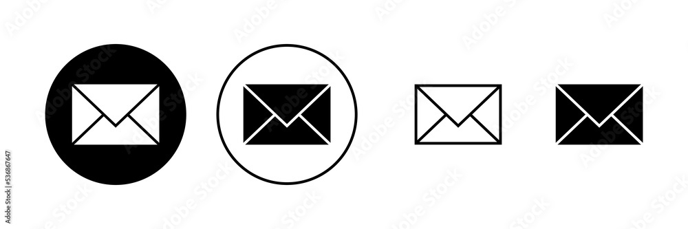 Mail icon vector. email sign and symbol. E-mail icon. Envelope icon Mail icon vector. email sign and symbol. E-mail icon. Envelope icon