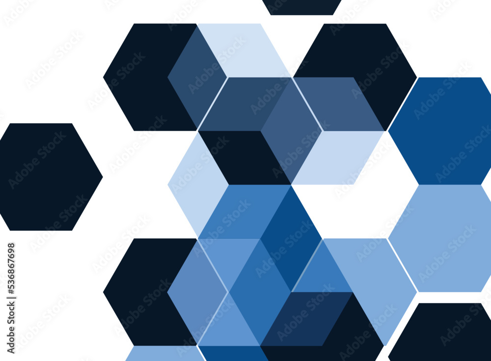 hexagon abstract vector design on white background hexagon abstract vector design on white background