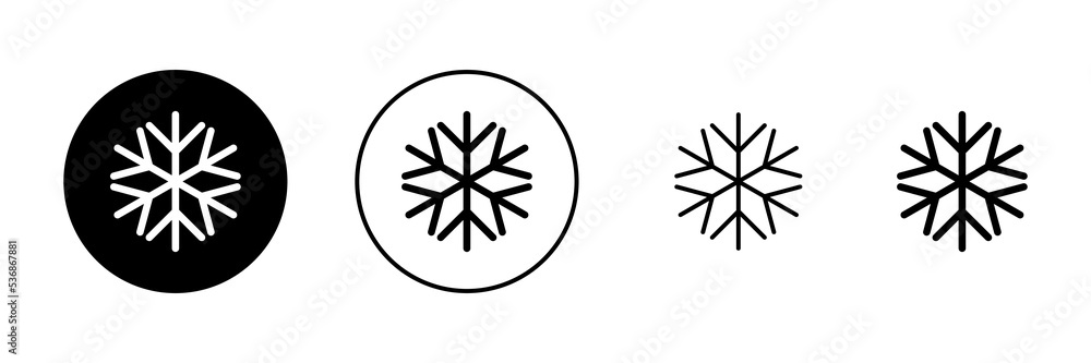 Snow icon vector. snowflake sign and symbol Snow icon vector. snowflake sign and symbol
