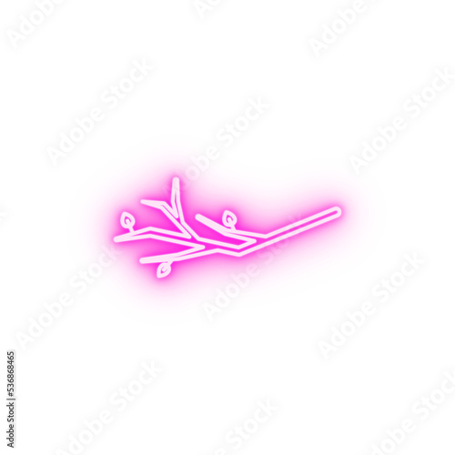 branch neon icon