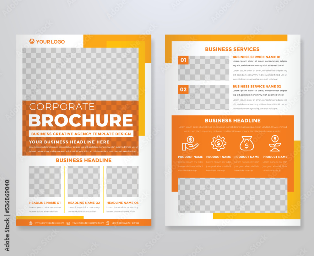 a4 flyer template design with double sided concept and modern layout style use for business presentation and marketing poster a4 flyer template design with double sided concept and modern layout style use for business presentation and marketing poster
