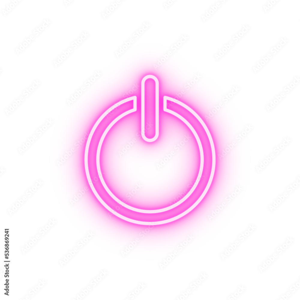 electronics store sign neon icon electronics store sign neon icon