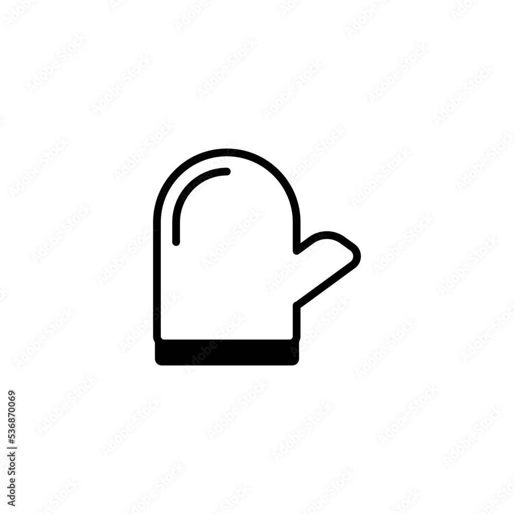 oven mitt icon vector design templates oven mitt icon vector design templates