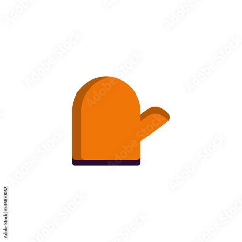 oven mitt icon vector design templates