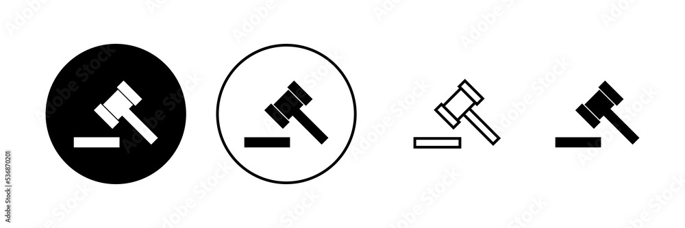 Gavel icon vector. judge gavel sign and symbol. law icon. auction hammer Gavel icon vector. judge gavel sign and symbol. law icon. auction hammer