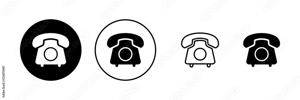 Telephone icon vector. phone sign and symbol Telephone icon vector. phone sign and symbol