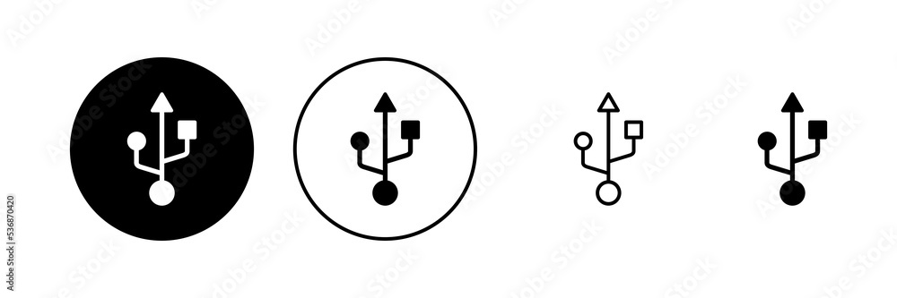 Usb icon vector. Flash disk sign and symbol. flash drive sign. Usb icon vector. Flash disk sign and symbol. flash drive sign.