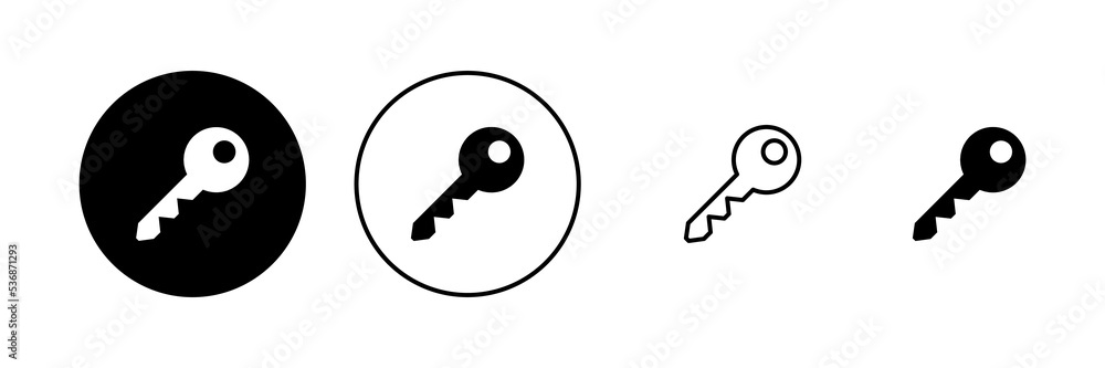 Key icon vector. Key sign and symbol. Key icon vector. Key sign and symbol.