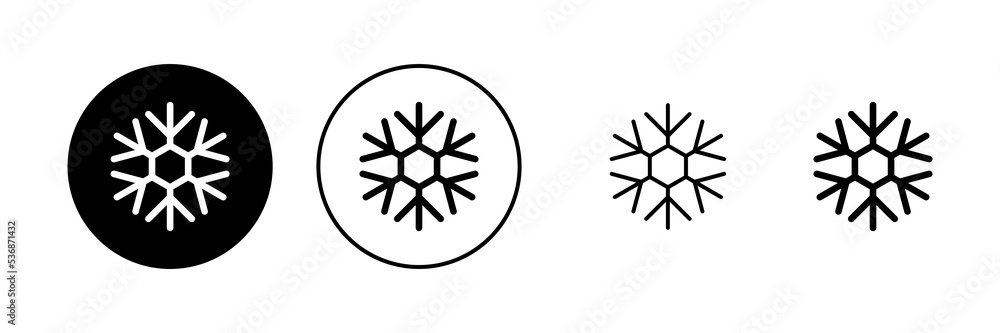 Snow icon vector. snowflake sign and symbol Snow icon vector. snowflake sign and symbol
