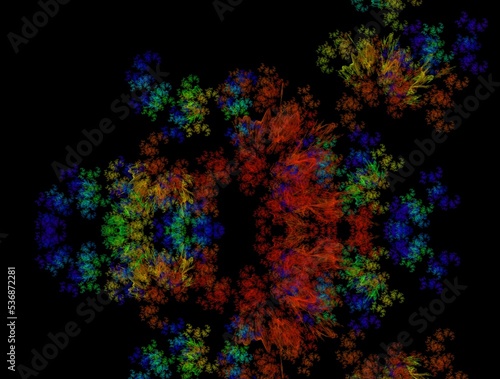 Imaginatory fractal abstract background Image