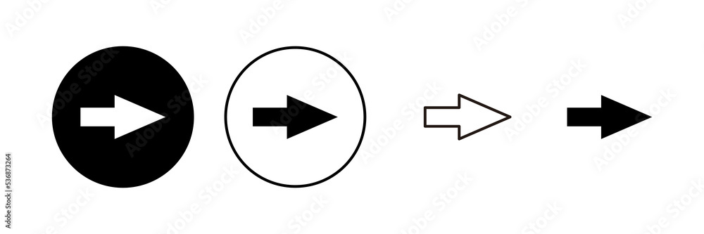 Arrow icon vector. Arrow sign and symbol for web design. Arrow icon vector. Arrow sign and symbol for web design.