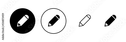 Pencil icon vector. pen sign and symbol. edit icon vector